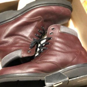 Men's Dr. Marten Docs Dms Brown Lace-up Boots US Size 12 UK Sz 11 Og Box Vintage